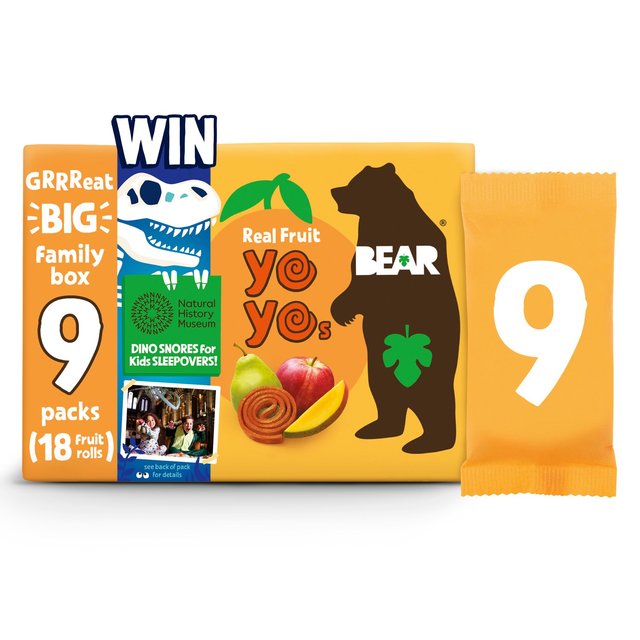 Bear Fruit Yoyos Mango Family Pack, 9 x 20g