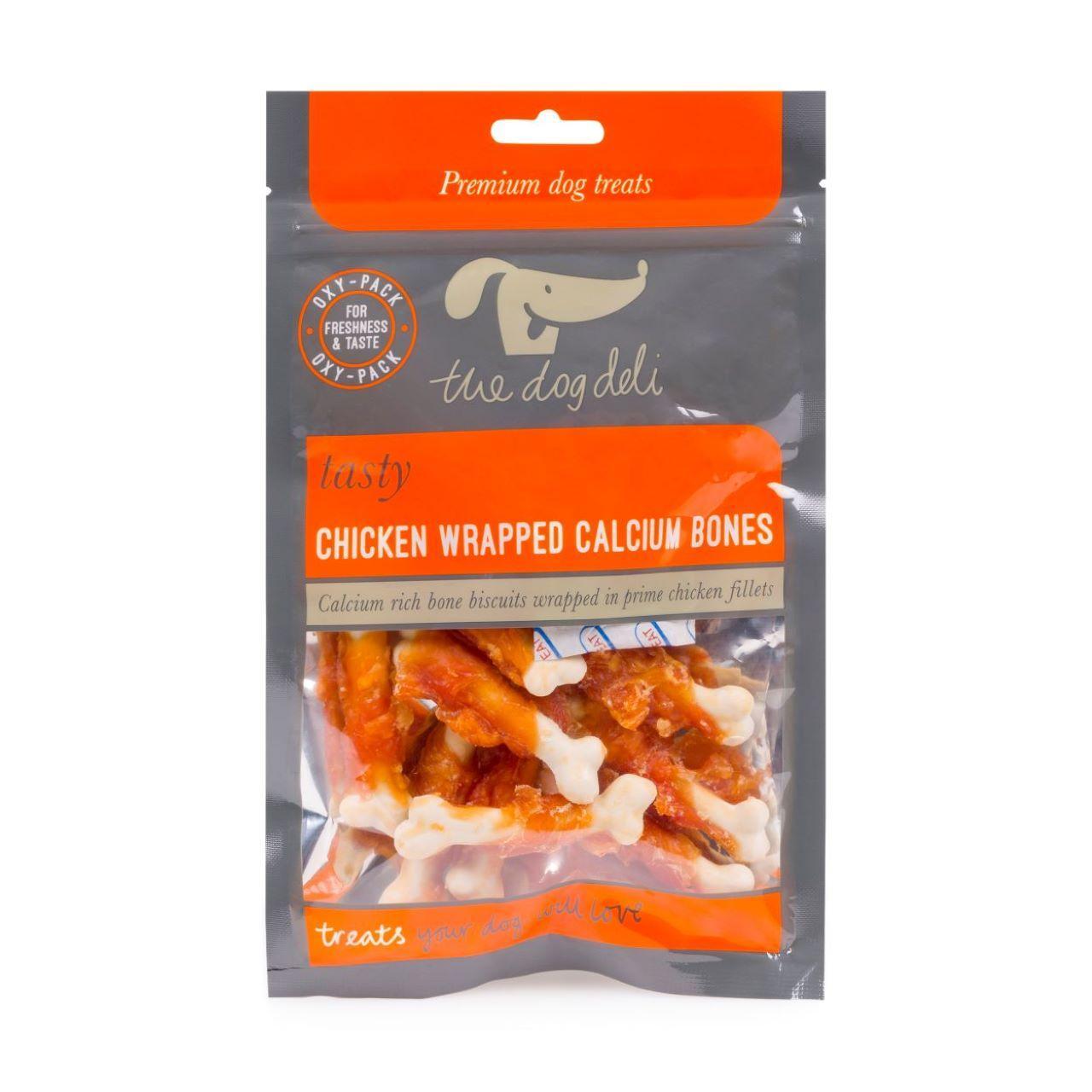 An image of Petface The Dog Deli Chicken Wrap Calcium Bones