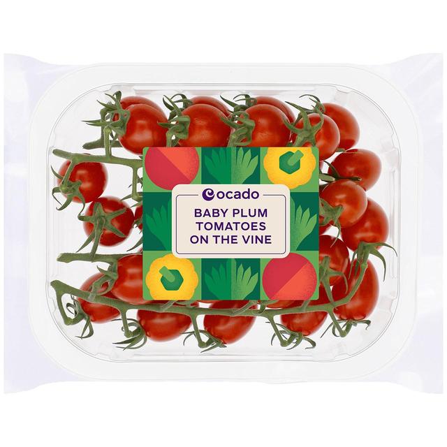 Ocado Baby Plum Vine Tomatoes, 220g