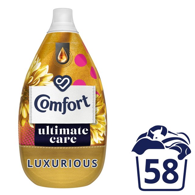Comfort Intense Ultra Concentrated Fabric Conditioner Luxurious 58 Wash, 870ml