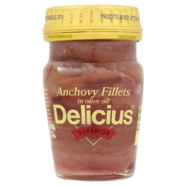 Delicius Anchovy Fillets in Olive Oil, 80g