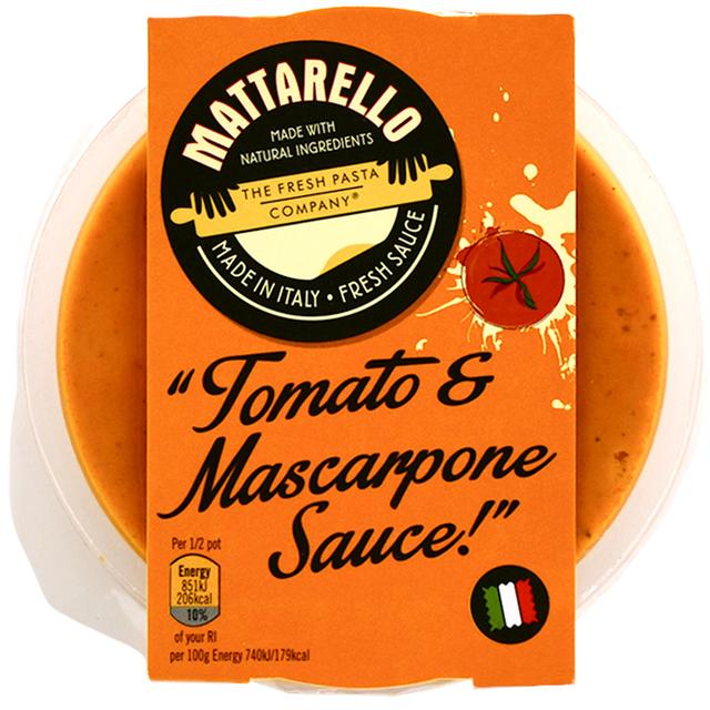 The Fresh Pasta Co. Mattarello Tomato & Mascarpone Sauce, 230g