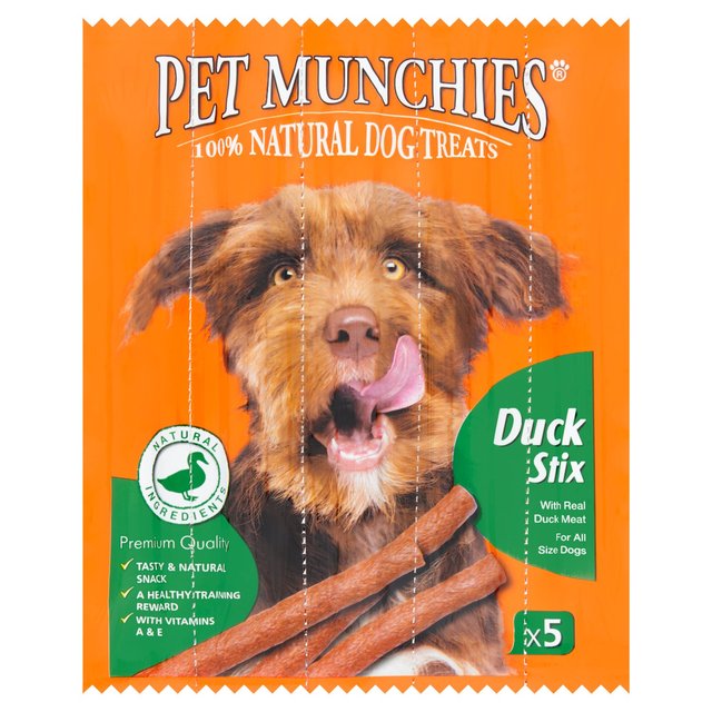 Pet Munchies 100% Natural Duck Stix Dog Treats, 50g