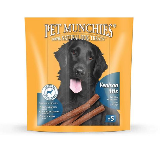 Pet Munchies 100% Natural Venison Stix Dog Treats, 50g