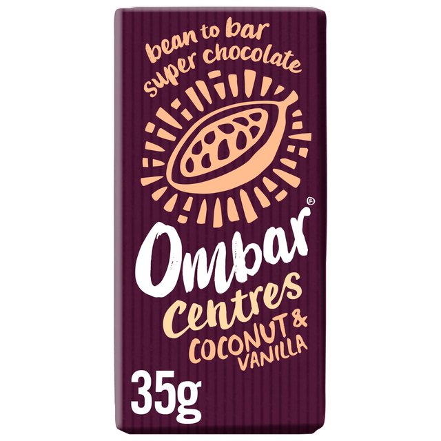 Ombar Centres Coconut & Vanilla Organic Vegan Fair Trade Chocolate, 35g