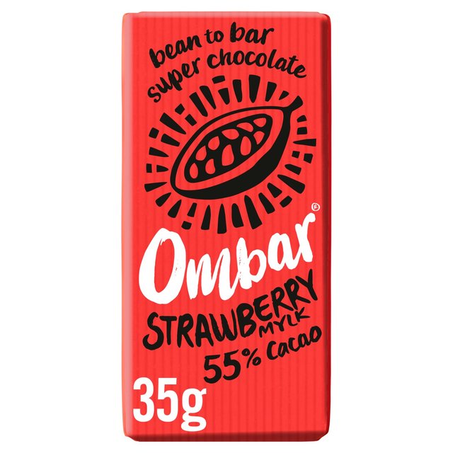 Ombar Strawberry Mylk Organic Vegan Fair Trade Chocolate, 35g