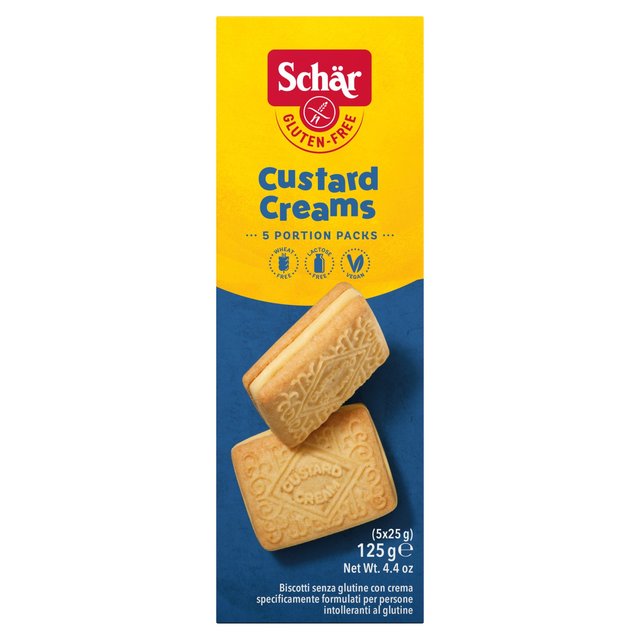 Schar Gluten Free Custard Creams, 125g