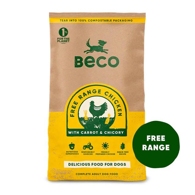 Beco Pets Eco Conscious Free Range Chicken Dry Dog Food, 2kg