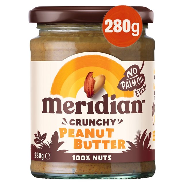 Meridian No Added Salt Crunchy Peanut Butter, 280g
