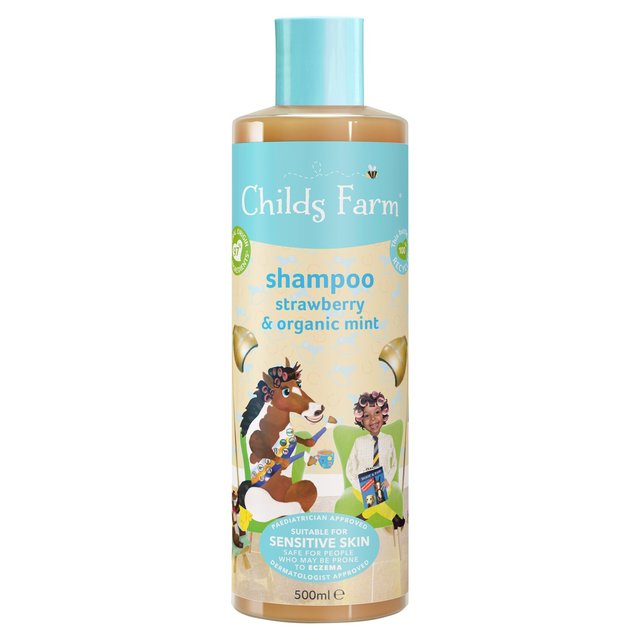 Childs Farm Kids Strawberry & Organic Mint Shampoo, 500ml