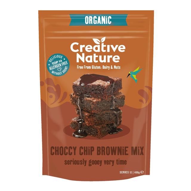 Creative Nature Organic Gluten Free Chia Cacao Brownie Mix, 400g