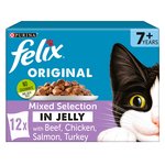 Felix Original Senior 7+ Variety Selection in Jelly Wet Cat Food
