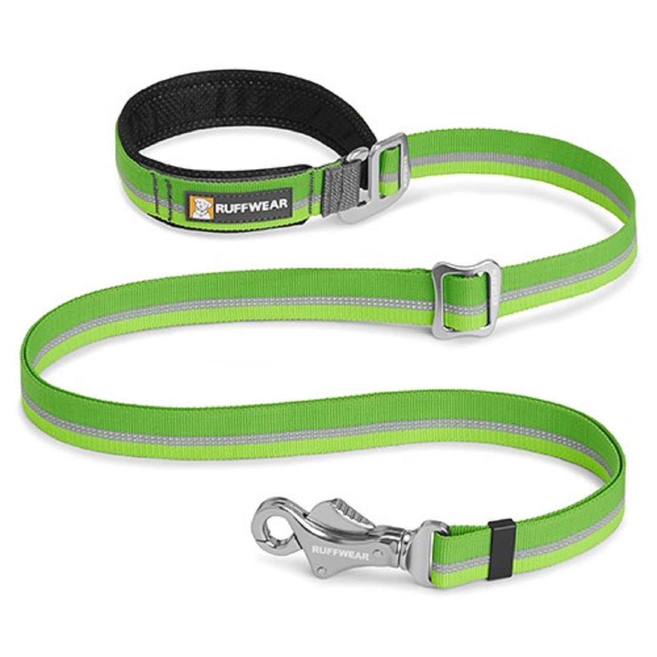 An image of Ruffwear Slackline Lead Meadow Green