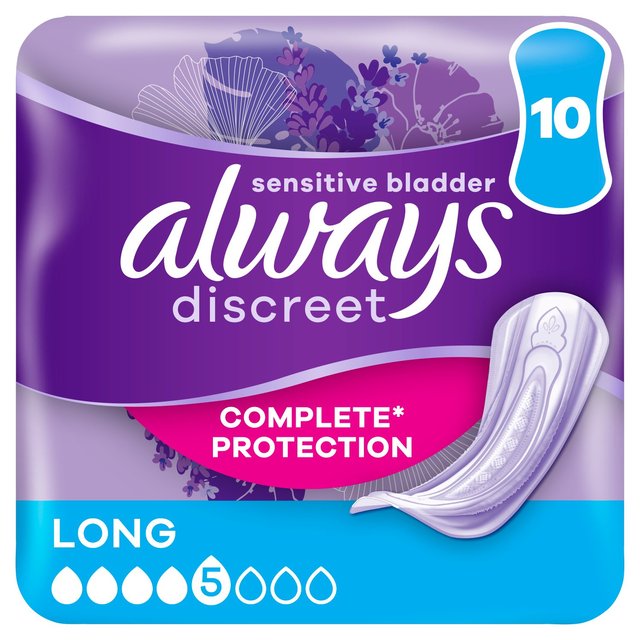 Always Discreet Long Incontinence Pads