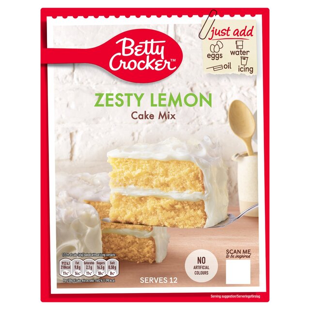 Betty Crocker Zesty Lemon Cake Mix, 425g