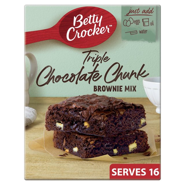 Betty Crocker Triple Chocolate Chunk Brownie Mix, 415g