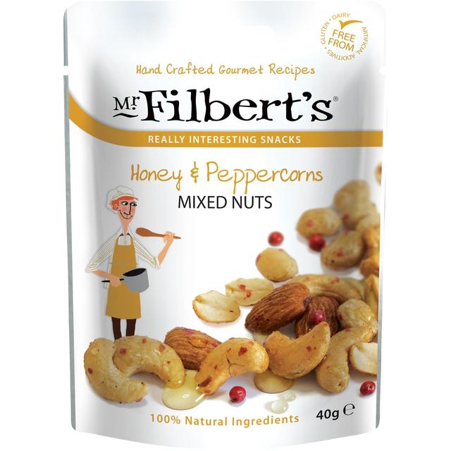 Mr Filbert’s Honey & Peppercorn Mixed Nuts, 40g