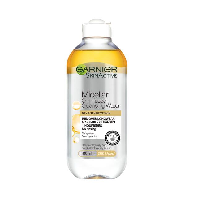 Image result for Garnier Micellar Oil Infused Cleansing Water