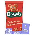 Organix Saucy Tomato Organic Noughts & Crosses, 10 mths+ Multipack