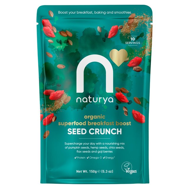 Naturya Organic Breakfast Boost Seed Crunch, 150g