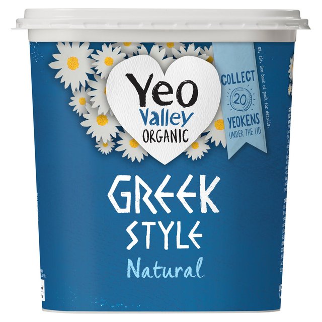 Yeo Valley Organic Greek Style Natural Yoghurt, 950g