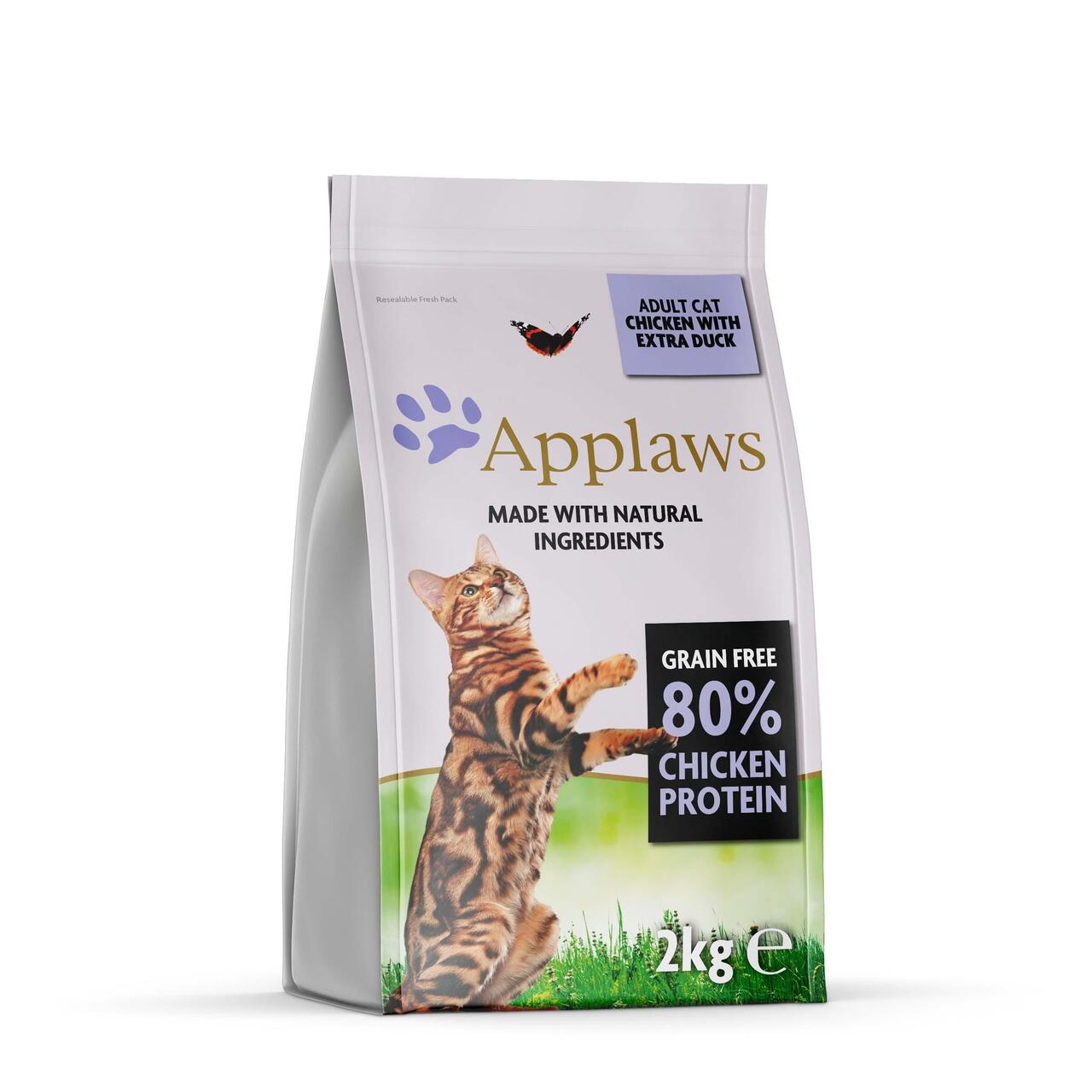 An image of Applaws Dry Cat Chicken with Duck