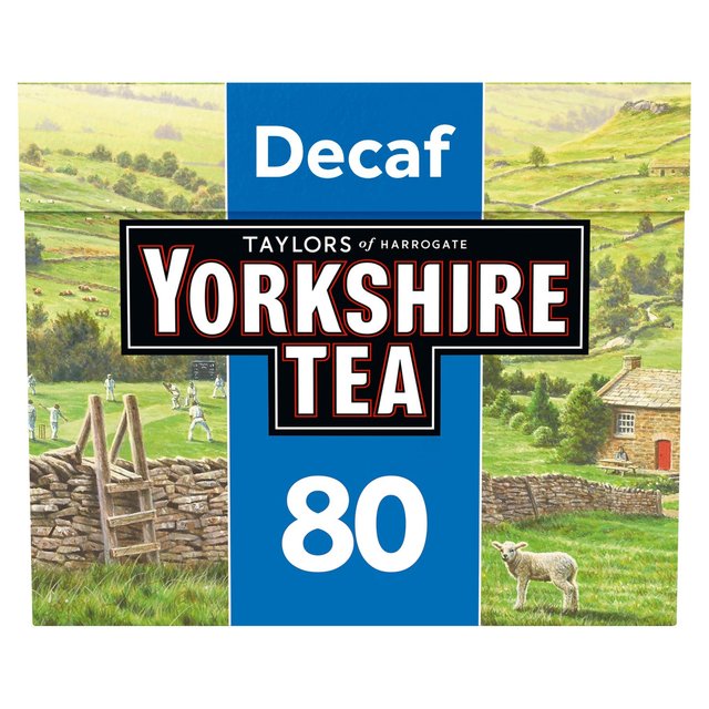 Yorkshire Tea Yorkshire Decaf Teabags, 80 Per Pack