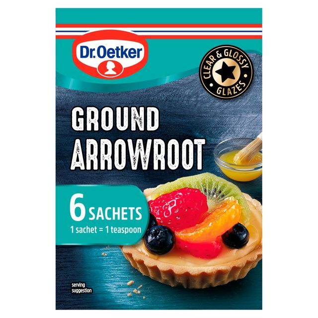 Dr. Oetker Ground Arrowroot Sachets, 6 x 8g