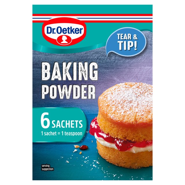 Dr. Oetker Gluten Free Baking Powder Sachets, 6 x 5g