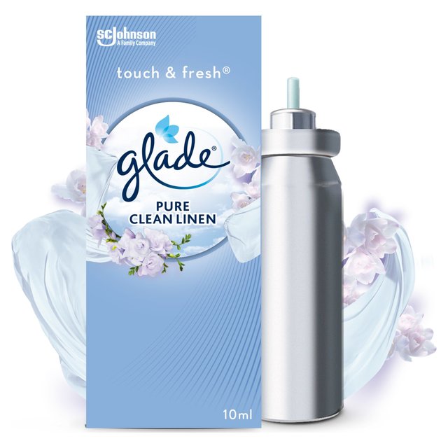 Glade Touch & Fresh Refill Clean Linen Air Freshener, 10ml