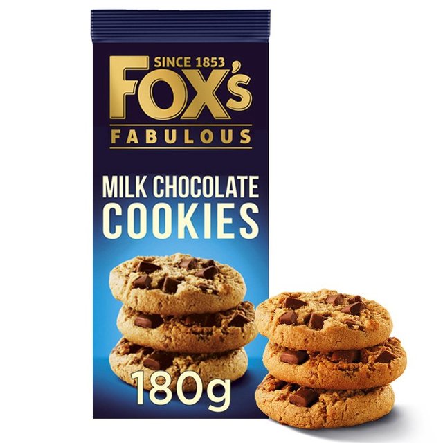 Fox’s Biscuits Milk Chocolate Cookies, 180g