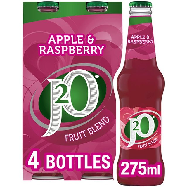 J2O Apple & Raspberry, 4 x 275ml