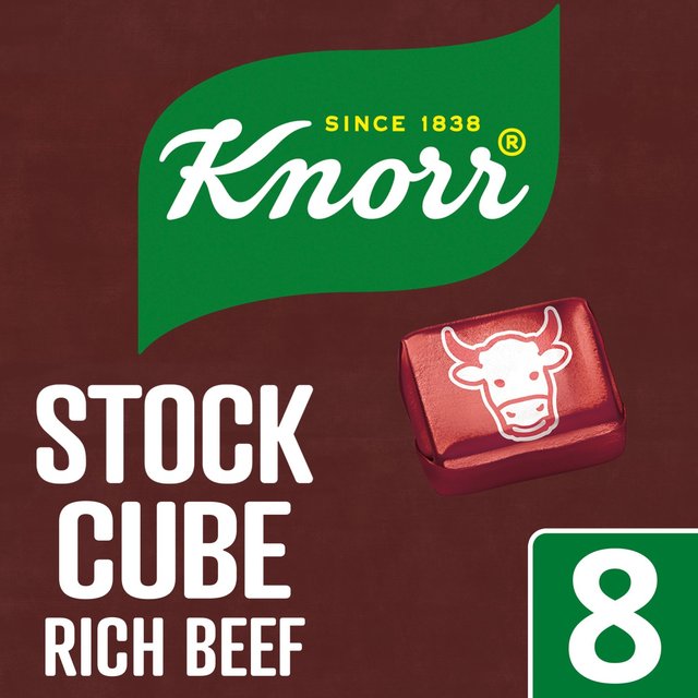 Knorr 8 Rich Beef Stock Cubes, 8 x 10g