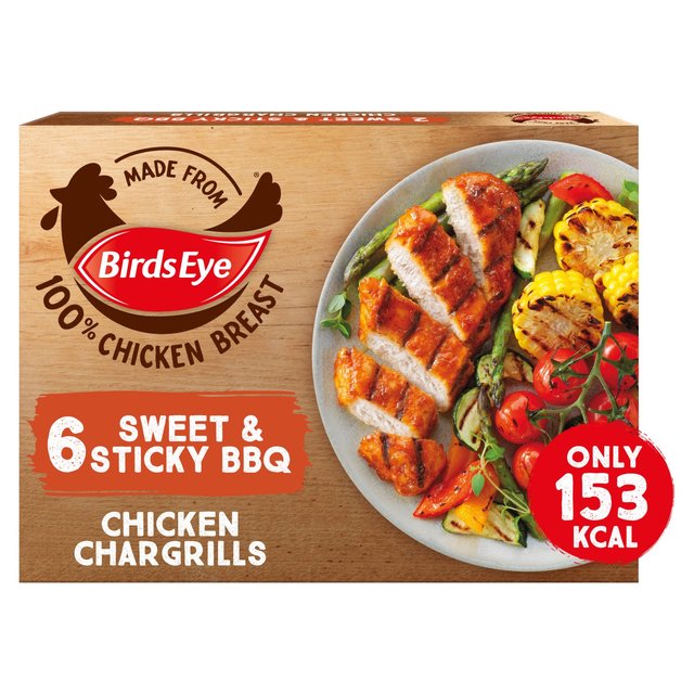 Birds Eye 6 Sweet & Sticky BBQ Chicken Breast Steaks, 522g