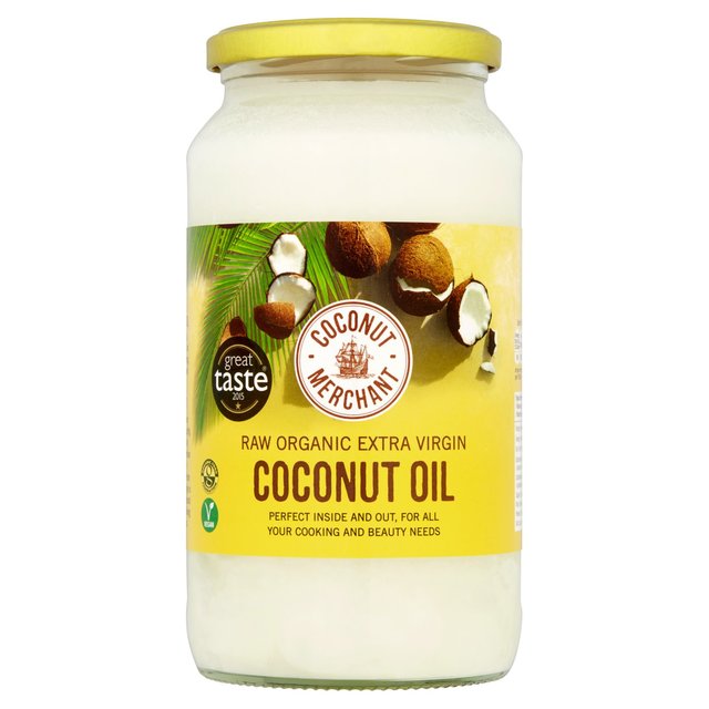 Coconut Merchant Raw Organic Extra Virgin Coconut Oil, 1L