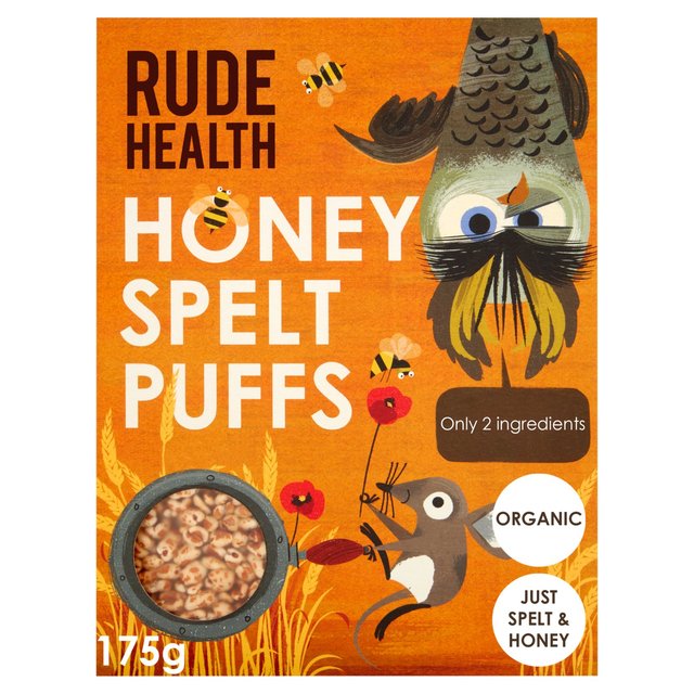 Rude Health Honey Spelt Puffs, 175g