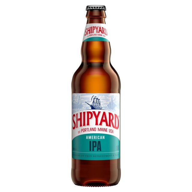 Shipyard American IPA Ale Beer Bottle, 500ml
