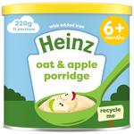 Heinz Creamy Oat & Apple Porridge Baby Food 6+ Months 