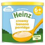 Heinz First Steps Breakfast Creamy Banana Porridge Baby Food 6+ Months