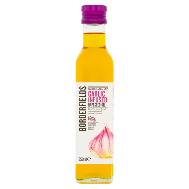 Borderfields Cold Pressed Rapeseed Oil Garlic Infusion, 250ml