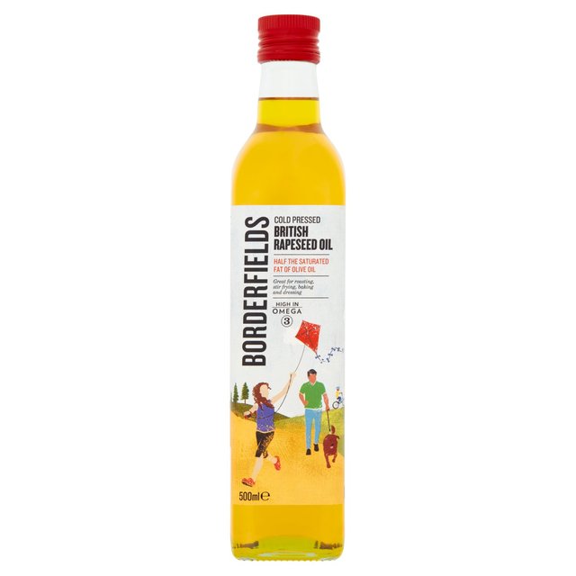 Borderfields Cold Pressed Rapeseed Oil, 500ml