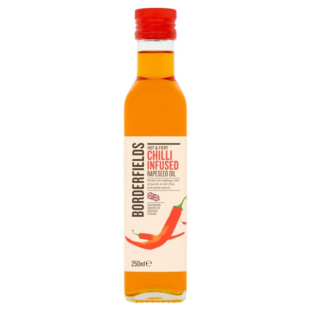 Borderfields Cold Pressed Rapeseed Oil Chilli Infusion, 250ml