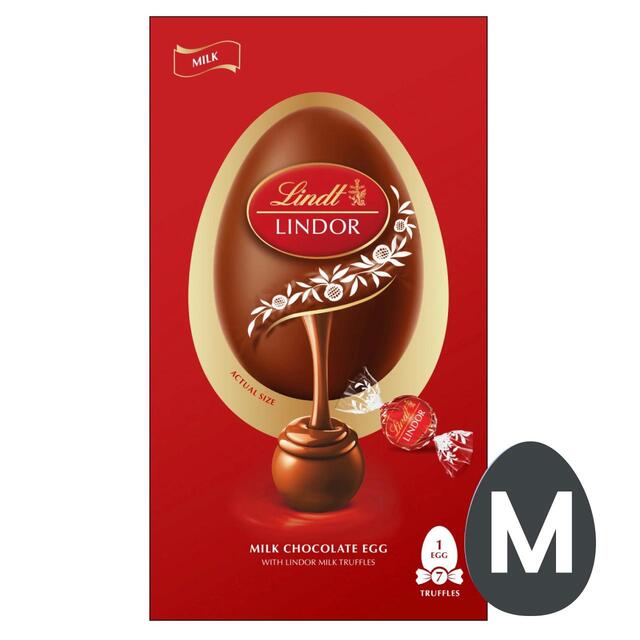 Lindt LINDOR Milk Chocolate Easter Egg with Milk Mini Eggs