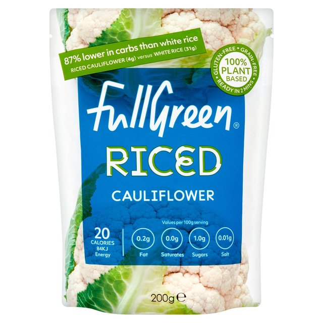 Cauli Rice Fullgreen Riced Cauliflower, 200g