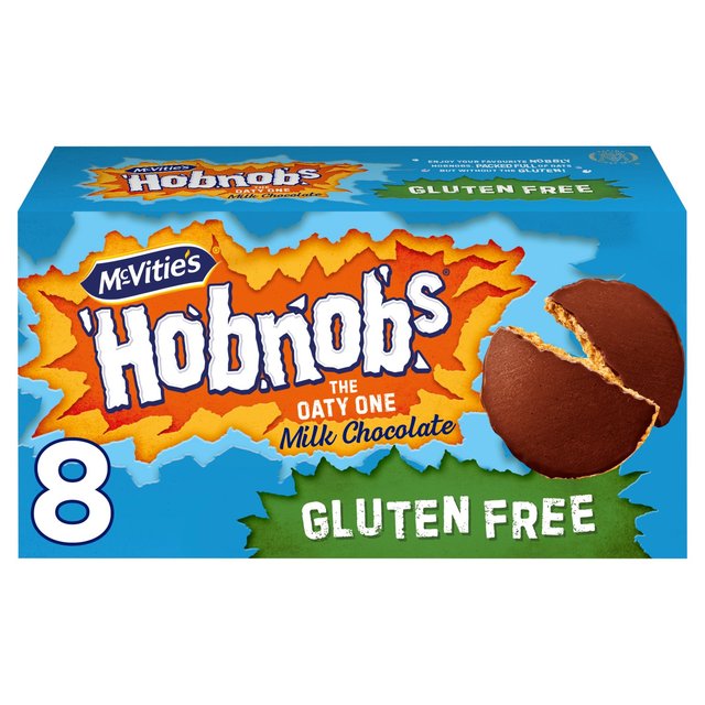 McVitie’s Gluten Free Hobnobs Milk Chocolate Biscuits, 150g
