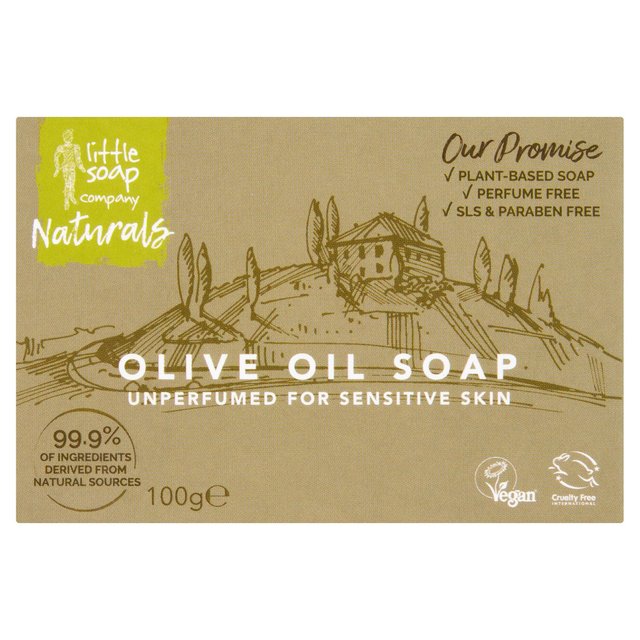 Little Soap Company Olive Oil Bar Soap for Sensitive Skin, One Size