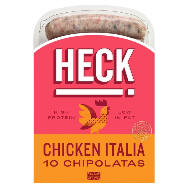 Heck Low Fat Chicken Italia Chipolatas, 340g