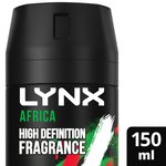 Lynx Africa Body Spray Deodorant Aerosol