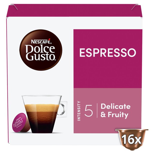 Dolce Gusto Nescafe Espresso Pods, 16 Per Pack