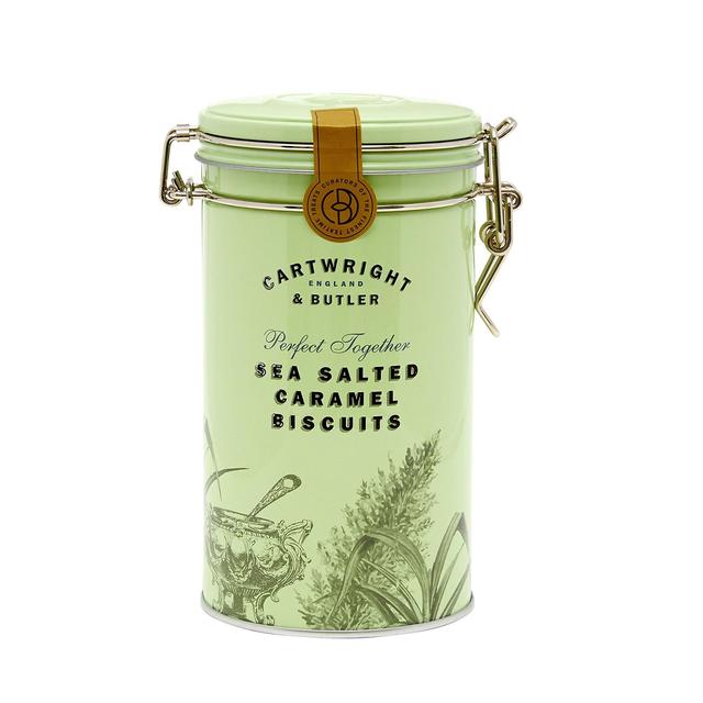Cartwright & Butler Salted Caramel Biscuits in Tin, 200g